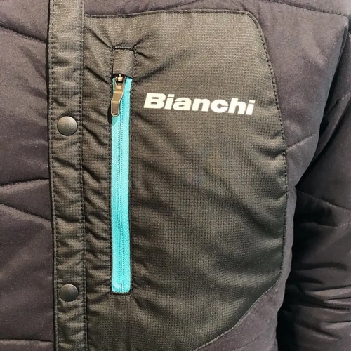 BIANCHI ( ビアンキ ) ウィンドブレーカー パッカブルパッドジャケット ブラック M
