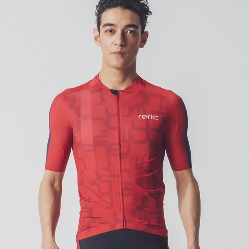 RERIC ( レリック ) 半袖ジャージ カノープス エアロジャージ レッド M