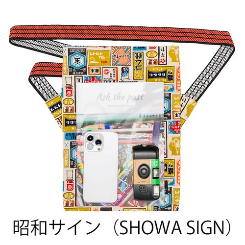 rin project ( リンプロジェクト ) サコッシュ MAIDOサコッシュ小 昭和サイン 小