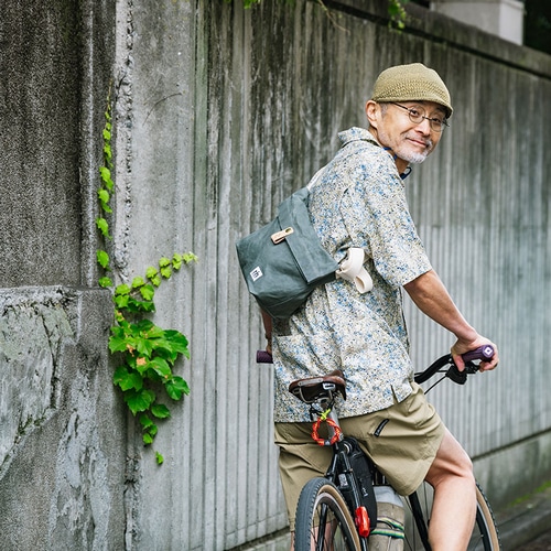 rin project ( リンプロジェクト ) メッセンジャーバッグ VELO BAG MESSENGER ( ヴェロ バッグ メッセンジャー ) アッシュグリーン