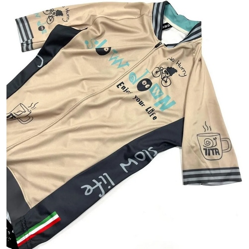 7-ITA ( セブンアイティエー ) 半袖ジャージ SLOW DOWN LADY JERSEY ( スローダウン レディース ジャージ ) ベージュ S レディース