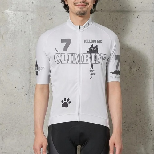 7-ITA ( �Z�u���A�C�e�B�G�[ ) �����W���[�W HILLCLIMB CAT JERSEY ( �q���N���C�� �L���b�g �W���[�W ) ���C�g�O���[ XXL