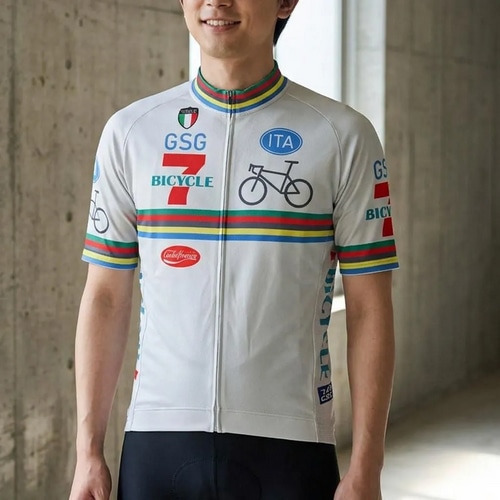 7-ITA ( セブンアイティエー ) 半袖ジャージ RR712 JERSEY ( RR712 ジャージ ) アイボリー M