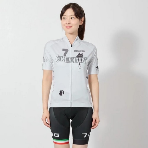 7-ITA ( �Z�u���A�C�e�B�G�[ ) �����W���[�W HILLCLIMB CAT LADY JERSEY ( �q���N���C�� �L���b�g ���f�B�[�X �W���[�W ) ���C�g�O���[ S ���f�B�[�X