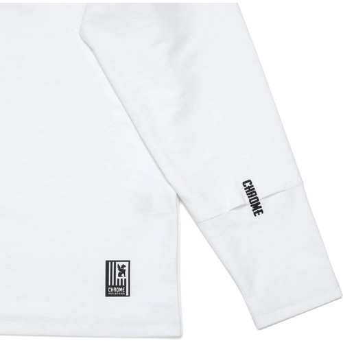 CHROME ( �N���[�� ) �s�V���c�E�J�W���A���E�F�A LIMESTORNECAVE LS TEE OG LOGO ( ���C���X�g�[�� �P�[�u �����O�X���[�u �e�B�[ �I���W�i�� ���S ) �z���C�g M