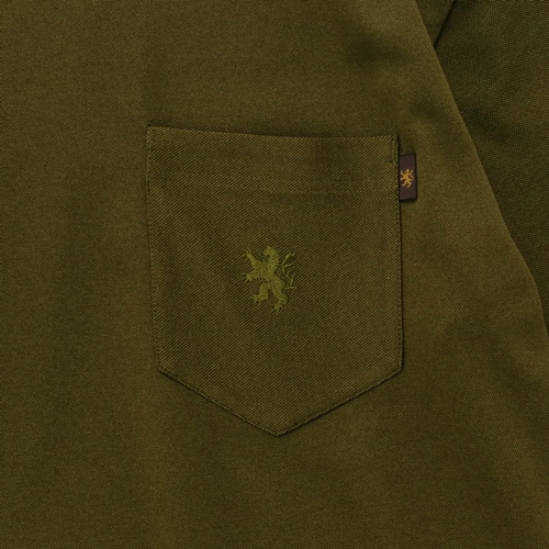 KAPELMUUR ( カペルミュール ) Tシャツ・カジュアルウェア 半袖ドライリブ Tシャツ オリーブ M