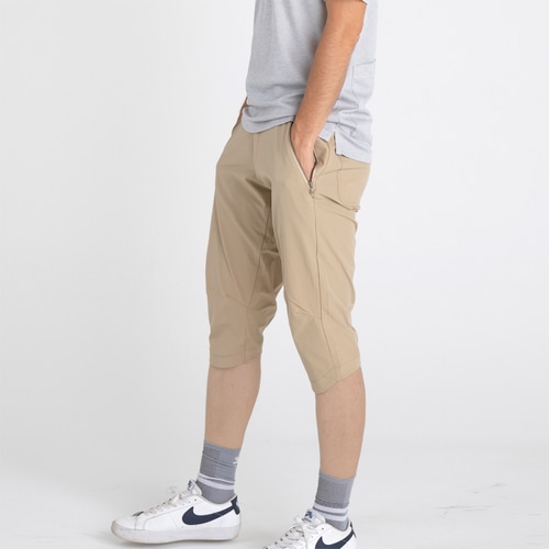 KAPELMUUR ( カペルミュール ) カジュアルパンツ リップストップ 3Dクロップドパンツ ライトベージュ S