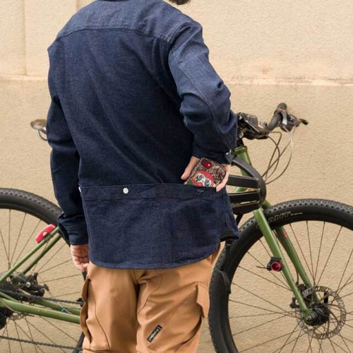 rin project ( リンプロジェクト ) Tシャツ・カジュアルウェア クラフトデニムシャツ ネイビー M