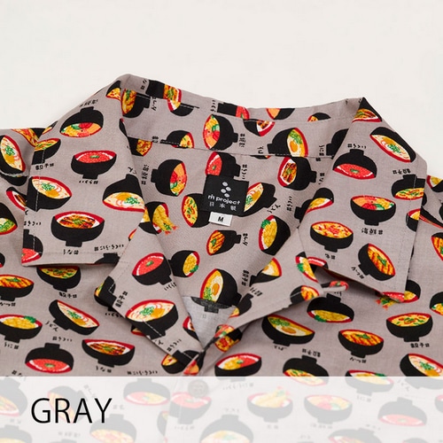 rin project ( リンプロジェクト ) Tシャツ・カジュアルウェア はらぺこアロハ 丼 グレー M