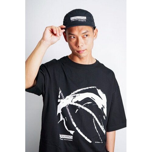 PEARL-IZUMI ( パールイズミ ) Tシャツ・カジュアルウェア NAO YOSHIDA×PI ライドローイング ビッグシルエット Tシャツ ブラック S