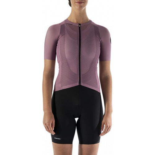 ETXE-ONDO ( エチェオンド ) 半袖ジャージ WOMEN GARA S/S JERSEY ( ウィメンズ ガラ ショートスリーブジャージ ) ダークパープル XS レディース