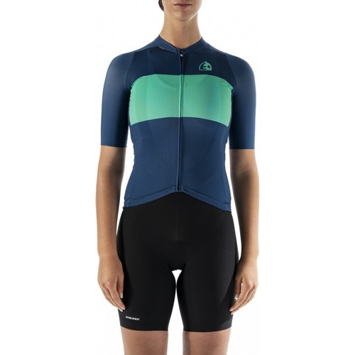 ETXE-ONDO ( エチェオンド ) 半袖ジャージ WOMEN BIKA S/S JERSEY ( ウィメンズ ビカ ショートスリーブジャージ ) ブルー XXS レディース