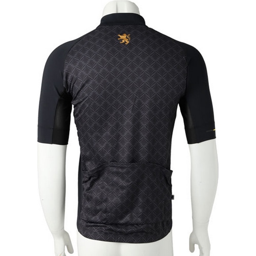 KAPELMUUR ( カペルミュール ) 半袖ジャージ 半袖ジャージ ボタニカルパターン ブラック S