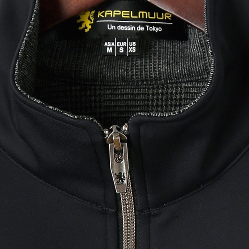 KAPELMUUR ( カペルミュール ) ウィンタージャケット ウインドシールド ジャケット グレンチェック ブラック S