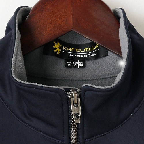 KAPELMUUR ( カペルミュール ) ウィンタージャケット ウインドシールド ジャケット サガラ刺繍 ネイビー M