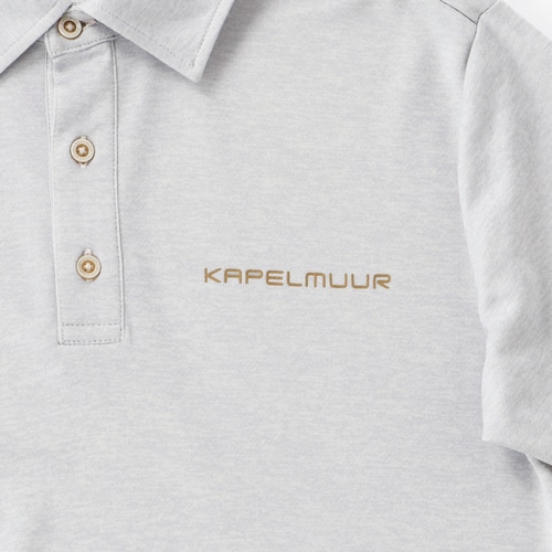 KAPELMUUR ( カペルミュール ) Tシャツ・カジュアルウェア 半袖ドライポロシャツ ゴールドライオン ライトグレー L