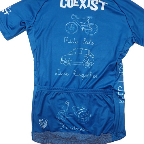 7-ITA ( セブンアイティエー ) 半袖ジャージ COEXIST JERSEY ( コイグジスト ジャージ ) ネイビー M