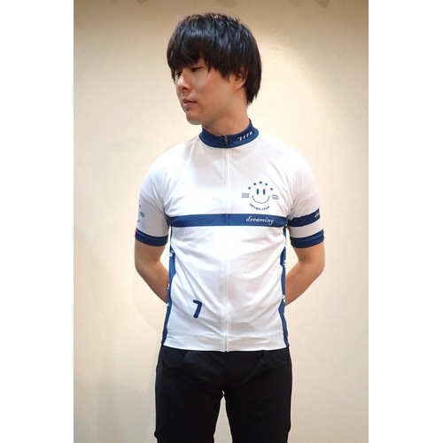 7-ITA ( セブンアイティエー ) 半袖ジャージ DREAM SMILE JERSEY ( ドリーム スマイル ジャージ ) ホワイト XS