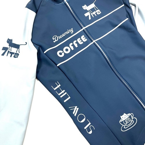 7-ITA ( �Z�u���A�C�e�B�G�[ ) �����W���[�W CAFE CAT LADY LS JERSEY ( �J�t�F�L���b�g ���f�B�[�X�����O�X���[�u�W���[�W ) �l�C�r�[ L