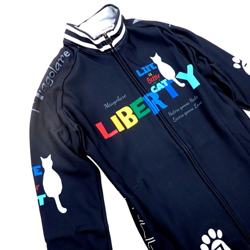 7-ITA ( セブンアイティエー ) 長袖ジャージ 【オンライン専売】 LIBERTY CAT LADY LS JERSEY ( リバティー キャット レディー ロングスリーブ ジャージ ) グラファイト S レディース