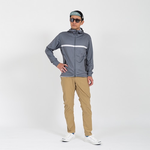 STEM DESIGN ( ステム デザイン ) Tシャツ・カジュアルウェア サイクルサーモパーカー モカ L