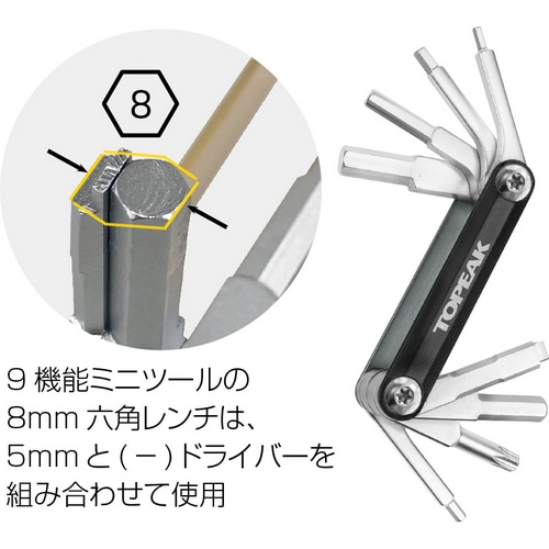 TOPEAK ( トピーク ) ボンベ TUBIMASTER GXT BOLT-ON ( チュビマスター GXT ボルトオン )