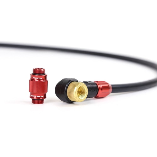 LEZYNE ( レザイン ) ボンベ ABS-1 PRO FLOOR PUMP HOSE STANDARD レッド/ハイグロス