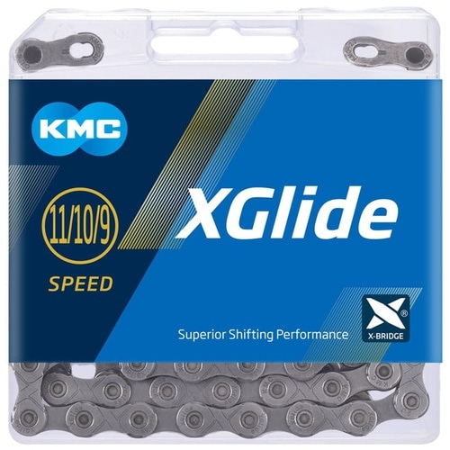 KMC ( �P�[�G���V�[ ) �`�F�[�� XGlide ( �G�b�N�X�O���C�h ) �O���[ CUES 9-10-11���p / 126L