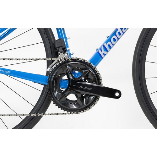 KHODAABLOOM ( �R�[�_�[�u���[�� ) ���[�h�o�C�N STRAUSS RACE 3 105 DI2 ( �X�g���E�X ���[�X 3 105 DI2 ) �u���b�N/�u���[ 420 ( �g���ڈ�160cm�O�� )