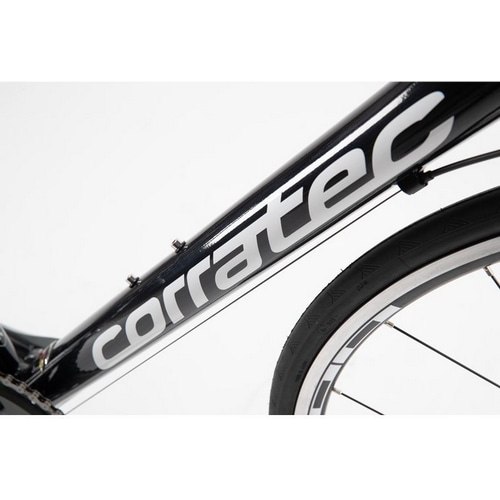 CORRATEC ( �R���e�b�N ) ���[�h�o�C�N DOLOMITI ( �h���~�e ) R4700 TIAGRA / R501 �u���b�N/�z���C�g 48 (�K���g���ڈ�170cm�O��)
