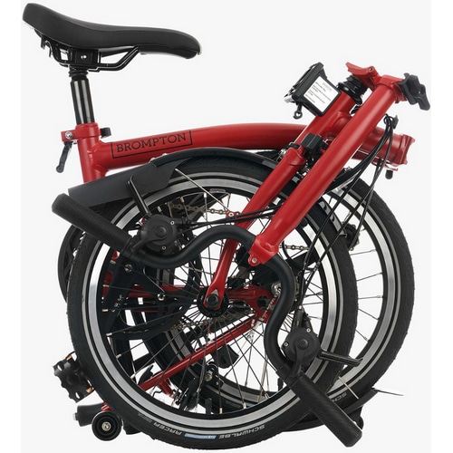 BROMPTON ( �u�����v�g�� ) �܂肽���ݎ��]�� C LINE EXPLORE MID ( C���C�� �G�N�X�v���A�[ �~�b�h ) �n�E�X���b�h ( �K���g��145-185cm�O�� )