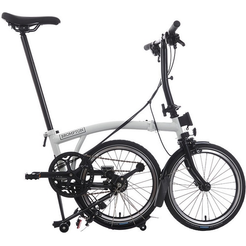 BROMPTON ( �u�����v�g�� ) �܂肽���ݎ��]�� C LINE URBAN LOW S2L ( C ���C�� �A�[�o�� ���[ S2L ) �p�s���X�z���C�g/�u���b�N �����T�C�Y ( �K���g��145-185cm�O�� )