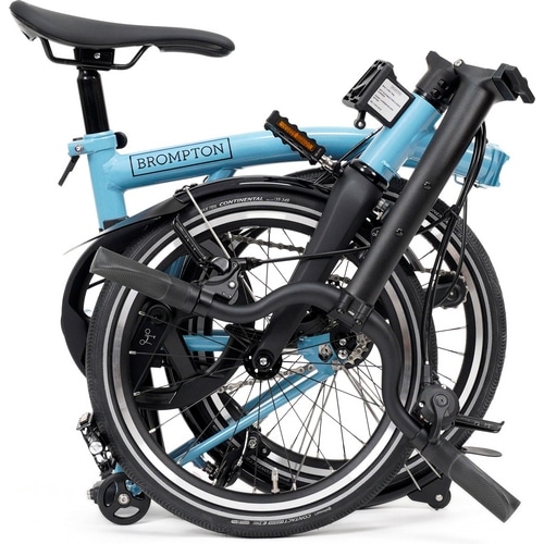 BROMPTON ( ブロンプトン ) 折りたたみ自転車 P LINE MK2 ( Pライン マーク2 ) 4速 MID ラックなし M4L クラウドメタリック ( 適正身長145-185cm前後 )