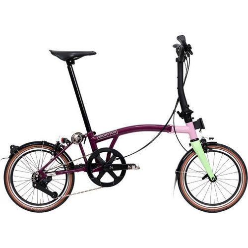 BROMPTON ( �u�����v�g�� ) �܂肽���ݎ��]�� P LINE URBAN EXPLORER MID M4L ( P ���C�� �A�[�o�� �G�N�X�v���[���[ �~�b�h M4L ) �g���C���C�g/�_�X�N/�~���g �����T�C�Y ( �K���g��145-185cm�O�� )