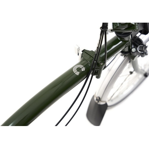 BROMPTON ( ブロンプトン ) 折りたたみ自転車 C LINE CLASSIC EDITION ( Cライン クラシック エディション ) シダーグリーン ( 身長目安145-185cm前後 )