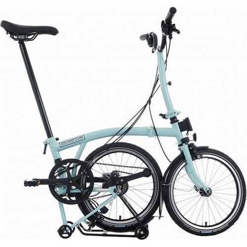 BROMPTON ( ブロンプトン ) 折りたたみ自転車 C Line URBAN MID ( Cライン アーバン ミッド ) M4R 4S リアキャリア付き ターキッシュグリーン (身長目安 145-185cm)