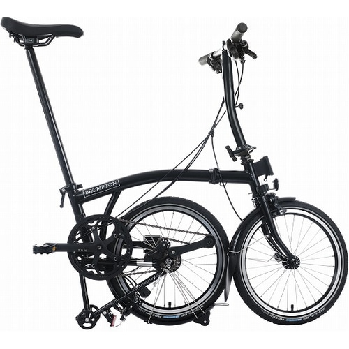 BROMPTON ( ブロンプトン ) 折りたたみ自転車 C Line URBAN LOW ( Cライン アーバン ロウ ) S4L 4S マットブラック (身長目安 145-185cm)