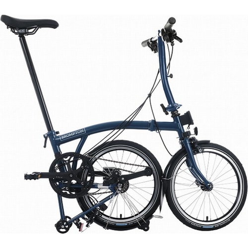 BROMPTON ( ブロンプトン ) 折りたたみ自転車 C Line URBAN LOW ( Cライン アーバン ロウ ) S4L 4S オーシャンブルー (身長目安 145-185cm)