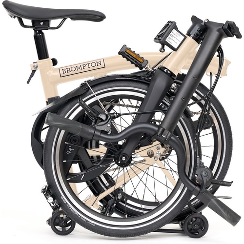 BROMPTON ( �u�����v�g�� ) �܂肽���ݎ��]�� P LINE MK2 ( P���C�� �}�[�N2 ) 4�� MID ���b�N���� M4R �f���[���T���h ( �K���g��145-185cm�O�� )