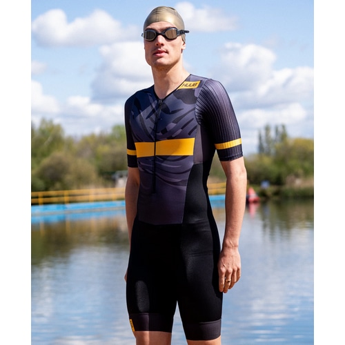 HUUB ( フーブ ) トライスーツ CORE PRIME Q2 TRI SUIT ( コア プライム Q2 トライスーツ ) イエロー L