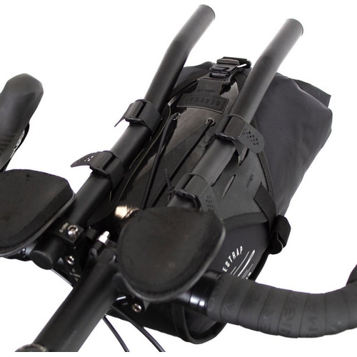RESTRAP ( ���X�g���b�v ) �t�����g�o�b�O/�n���h���o�b�O RACE AERO BAR BAG ( ���[�X �G�A�� �o�[�o�b�O ) �u���b�N 7L