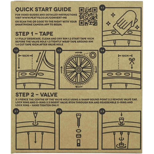 PEATYS ( s[eB[Y ) pNCLbg HOLESHOT TUBELESS CONVERSION KIT ( z[Vbg `[uX Ro[WLbg ) 30MM