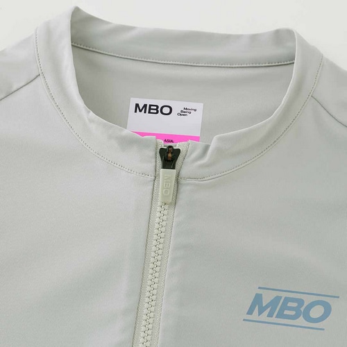 MBO ( エムビーオー ) 半袖ジャージ C100 MEN'S SHORT SLEEVES JERSEY ( メンズ ショート スリーブ ジャージ ) ペール クラウディ グレー S