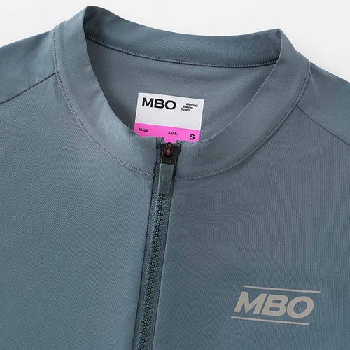 MBO ( �G���r�[�I�[ ) �����W���[�W C100 MEN'S SHORT SLEEVES JERSEY ( �����Y �V���[�g �X���[�u �W���[�W ) �A���J�[ �O���[ M