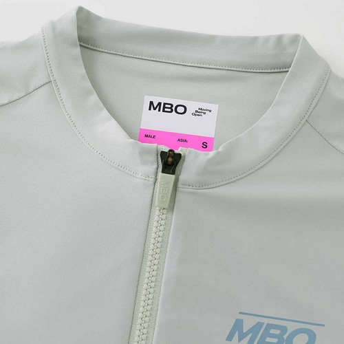 MBO ( �G���r�[�I�[ ) �����W���[�W C140 MEN'S LONG SLEEVES JERSEY ( �����Y �����O �X���[�u �W���[�W ) �y�[�� �N���E�f�B �O���[ M