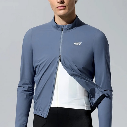 MBO ( �G���r�[�I�[ ) �����W���[�W W145 MEN'S LIGHTWEIGHT WIND JACKET ( �����Y ���C�g�E�F�C�g �E�B���h �W���P�b�g ) �X�`�[�� �u���[ M
