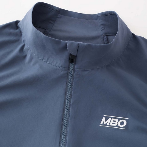 MBO ( �G���r�[�I�[ ) �x�X�g�E�W�� V125 MEN'S PREMIUM LIGHTWEIGHT WIND VEST ( �����Y �v���~�A�� ���C�g�E�F�C�g �E�B���h �x�X�g ) �X�`�[�� �u���[ M