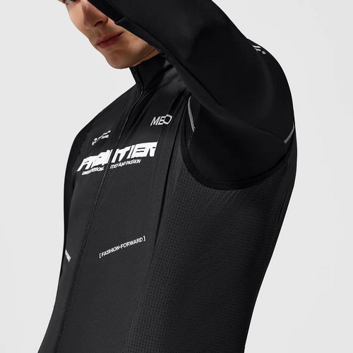 MBO ( �G���r�[�I�[ ) �x�X�g�E�W�� V328 LIGHTWEIGHT WIND VEST ( ���C�g�E�F�C�g �E�B���h �x�X�g ) �u���b�N�i�C�g S