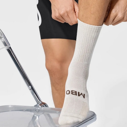 MBO ( エムビーオー ) ソックス AS02 CYCLING SOCKS ( サイクリング ソックス ) クリーミーアプリコット L/XL(25.0-28.0cm)