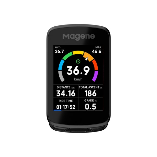 MAGENE ( マージーン ) サイクルコンピューター 本体 C606 PRO スマートGPSバイクコンピュータ ブラック